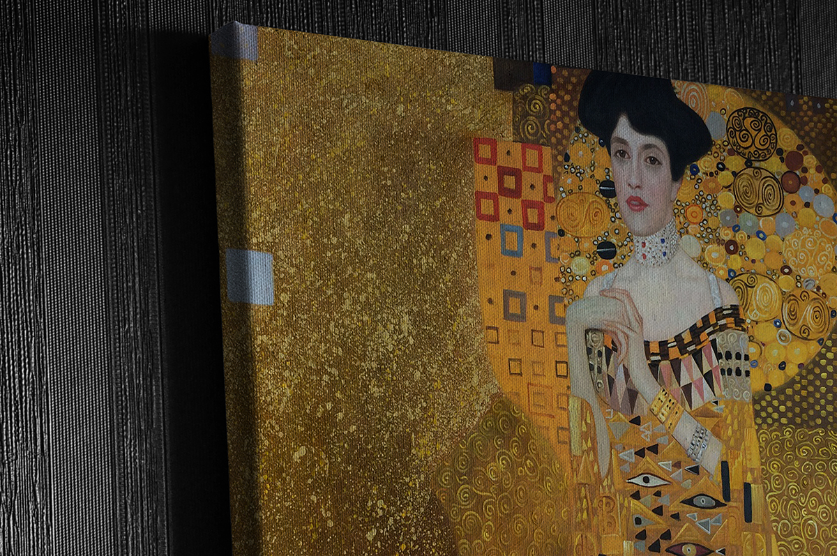 Gallery wrapped Klimt Painting